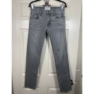 Current Elliott Reef Grey Denim Jean Slim Fit Women's 28 6 Clean Girl Capsule